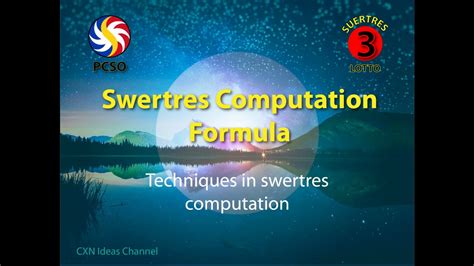 swertres formula|Swertres Computation Guide, Techiniques .